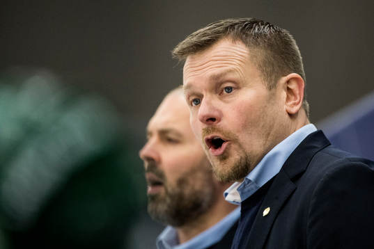 Björklövens tränare Joakim Fagervall