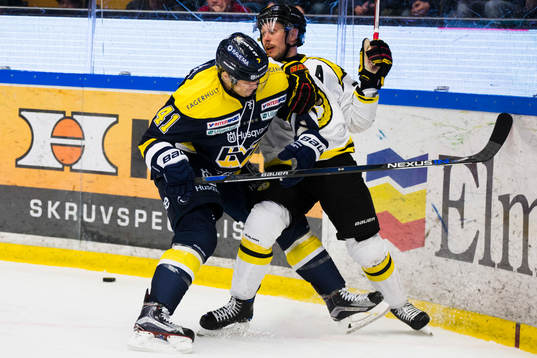 s David Ullström mot Brynäs Elias Fälth