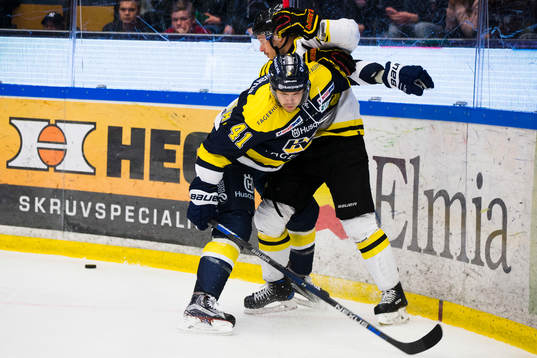 s David Ullström mot Brynäs Elias Fälth