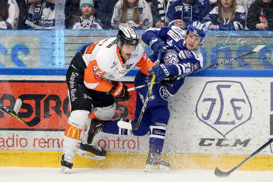 Karlskronas Niklas Arell och Leksands William Wikman