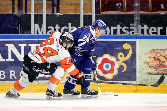 Karlskronas Jimmy Andersson och Leksands Patrik Norén