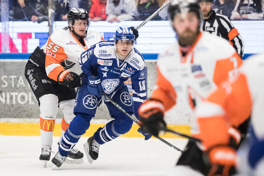 Karlskronas David Printz och Leksands Jon Knuts i