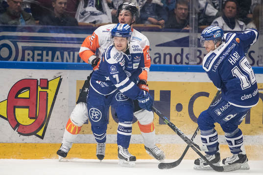 Leksands Johan Olofsson och Karlskronas Robin Gartner och