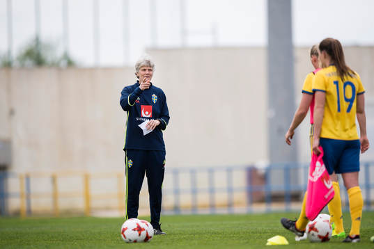 Sveriges förbundskapten Pia Sundhage