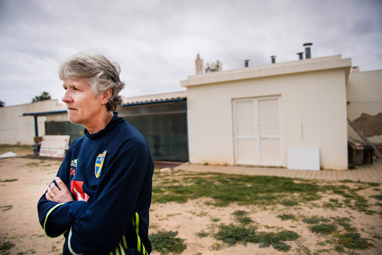 Sveriges förbundskapten Pia Sundhage