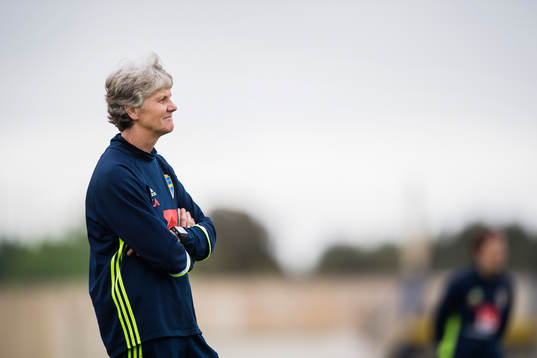 Sveriges förbundskapten Pia Sundhage
