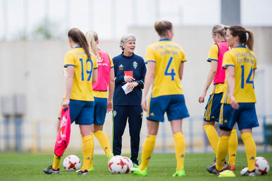 Sveriges förbundskapten Pia Sundhage