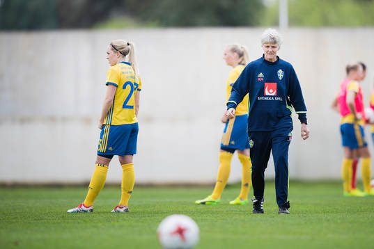Sveriges förbundskapten Pia Sundhage