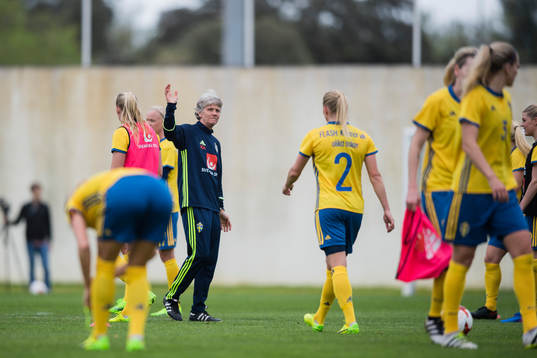 Sveriges förbundskapten Pia Sundhage