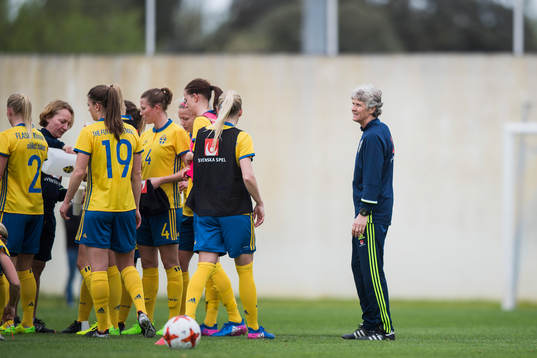 Sveriges förbundskapten Pia Sundhage