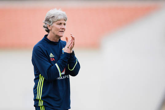 Sveriges förbundskapten Pia Sundhage
