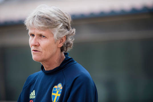 Sveriges förbundskapten Pia Sundhage