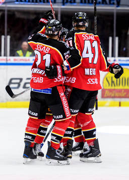 Luleåspelarna jublar