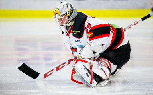 Malmö Redhawks målvakt Oscar Alsenfelt