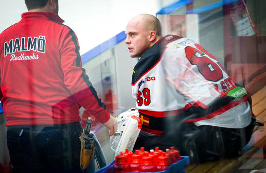 Malmö Redhawks målvakt Oscar Alsenfelt