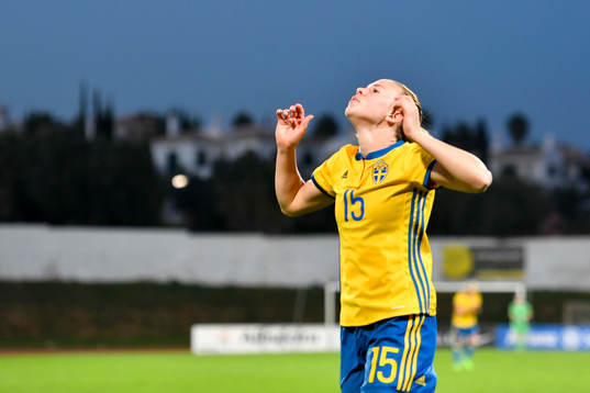 Sveriges Jessica Samuelsson deppar