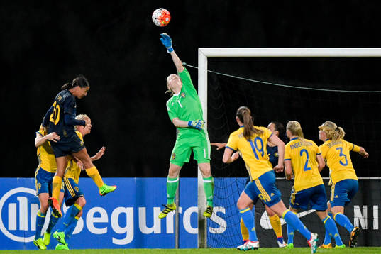 Sveriges målvakt Hedvig Lindahl