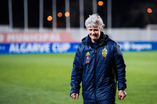 Sveriges förbundskapten Pia Sundhage