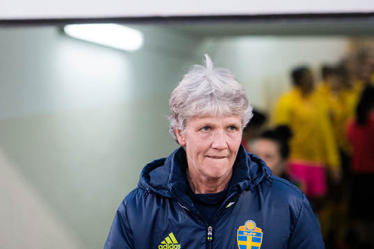 Sveriges förbundskapten Pia Sundhage