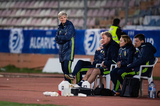 Sveriges förbundskapten Pia Sundhage