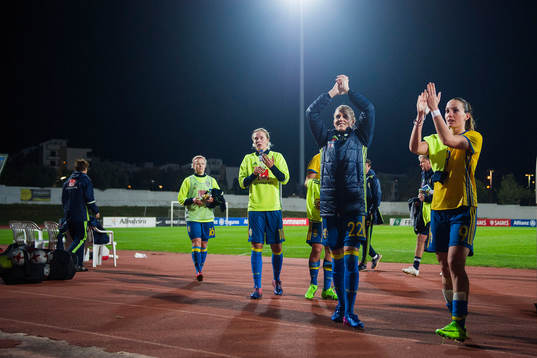 Sveriges Hanna Glas, Lina Hurtig, Olivia Schough och