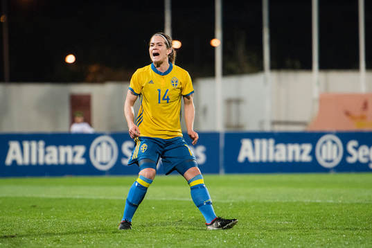 Sveriges Hanna Folkesson deppar