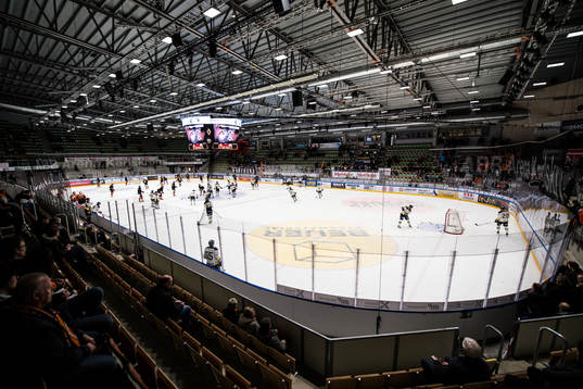 ABB Arena invändigt innan ishockeymatchen i SHL mellan