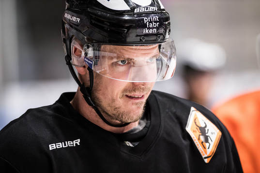 Karlskronas Morten Madsen på värmningen