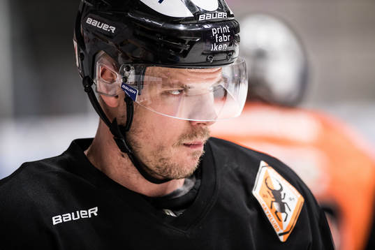 Karlskronas Morten Madsen på värmningen
