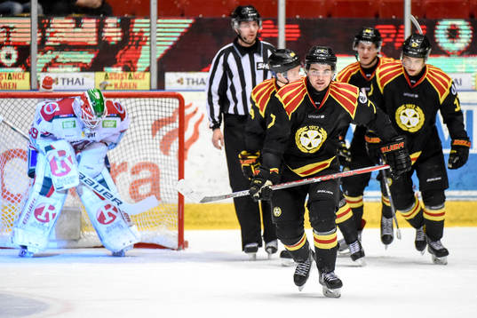 Brynäs Ponthus Westerholm jublar
