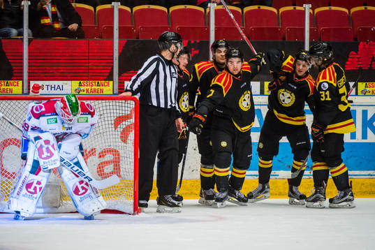 Brynäs Ponthus Westerholm jublar