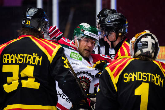 Frölundas Sean Bergenheim i bråk
