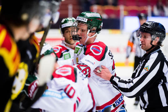 Frölundas Rasmus Dahlin i bråk