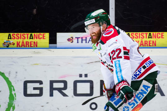 Frölundas Robin Figren jublar