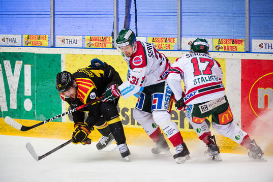 Brynäs Simon Bertilsson, Frölundas Nicklas Lasu och