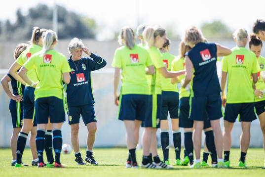 Sveriges förbundskapten Pia Sundhage