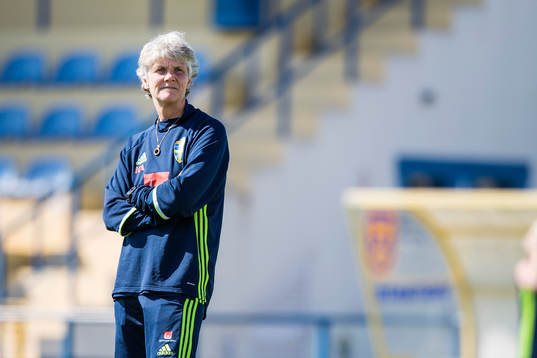 Sveriges förbundskapten Pia Sundhage