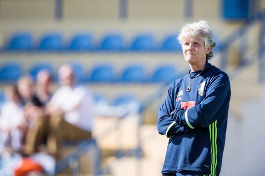 Sveriges förbundskapten Pia Sundhage