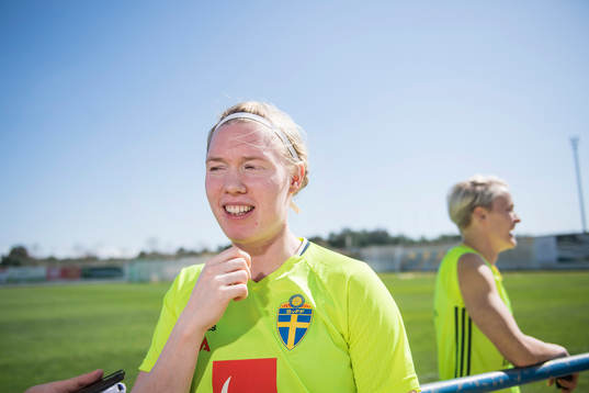 Sveriges målvakt Hedvig Lindahl