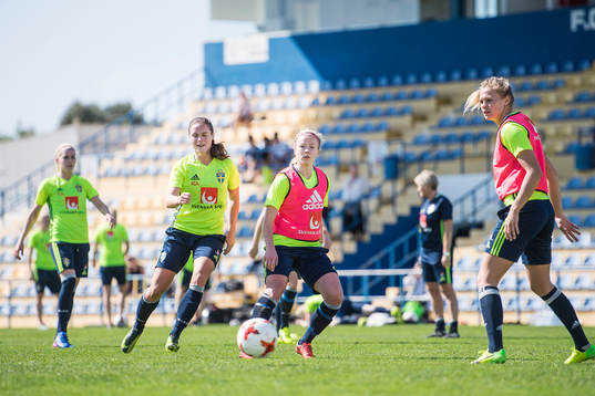 Sveriges Hanna Folkesson, Hanna Glas och Fridolina Rolfö