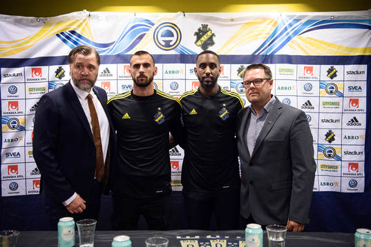s nya spelare Sulejman Krpic och Henok Goitom