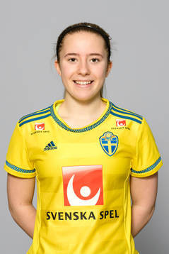 Clara Härdling i F16/01-landslaget