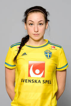Izabella Bergström i F16/01-landslaget