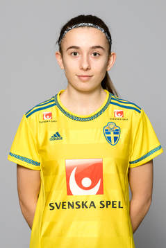 Lisa Johansson i F16/01-landslaget