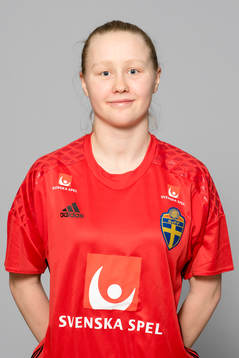 Julia Langörgen, målvakt i F16/01-landslaget