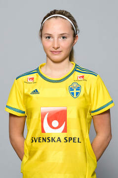 Emma Axelsson i F16/01-landslaget