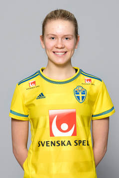 Olivia Lindstedt i F16/01-landslaget