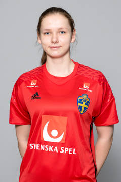 Anna Larsson, målvakt  i F16/01-landslaget