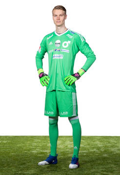 Degerfors målvakt Jesse Öst