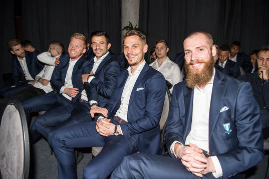 Anders Christiansen, Behrang Safari, Markus Rosenberg och